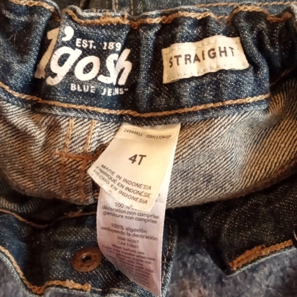 Oshkosh B'gosh/Girls /Blue Jeans/Size 4T - Picture 5 of 10